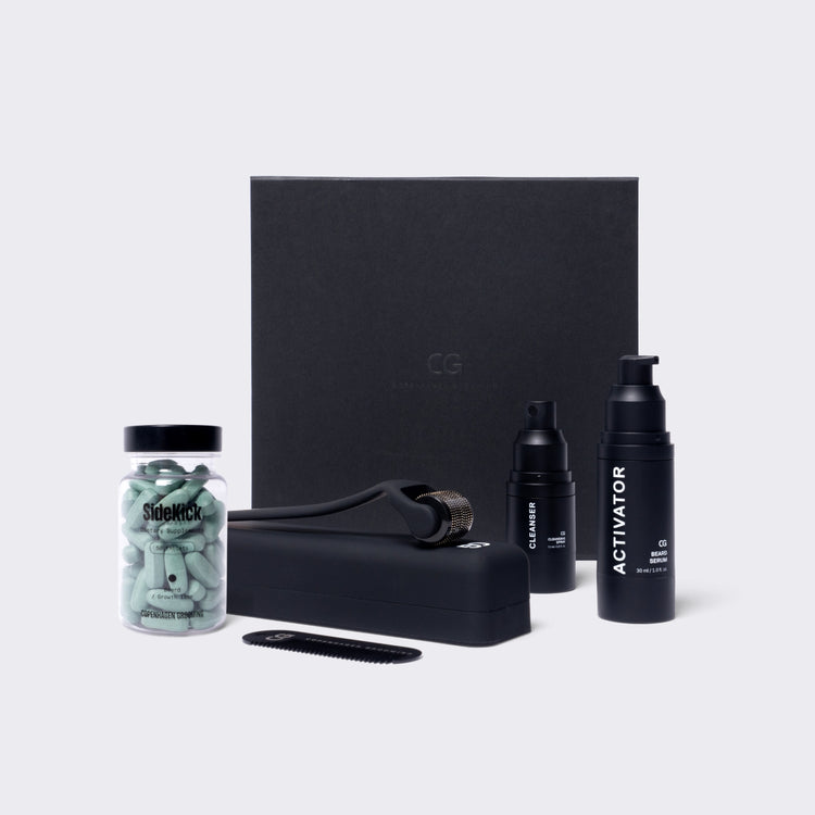 Beard Growth Kit + Sidekick Beard Growth Copenhagen Grooming Markets 50 Days Supply