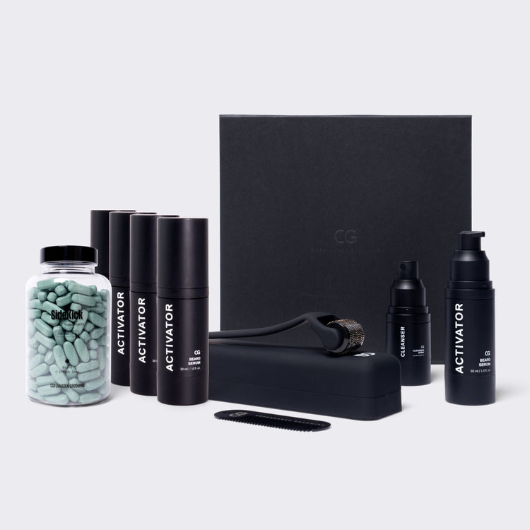 Beard Growth Kit + Sidekick Beard Growth Copenhagen Grooming Markets 250 Days Supply