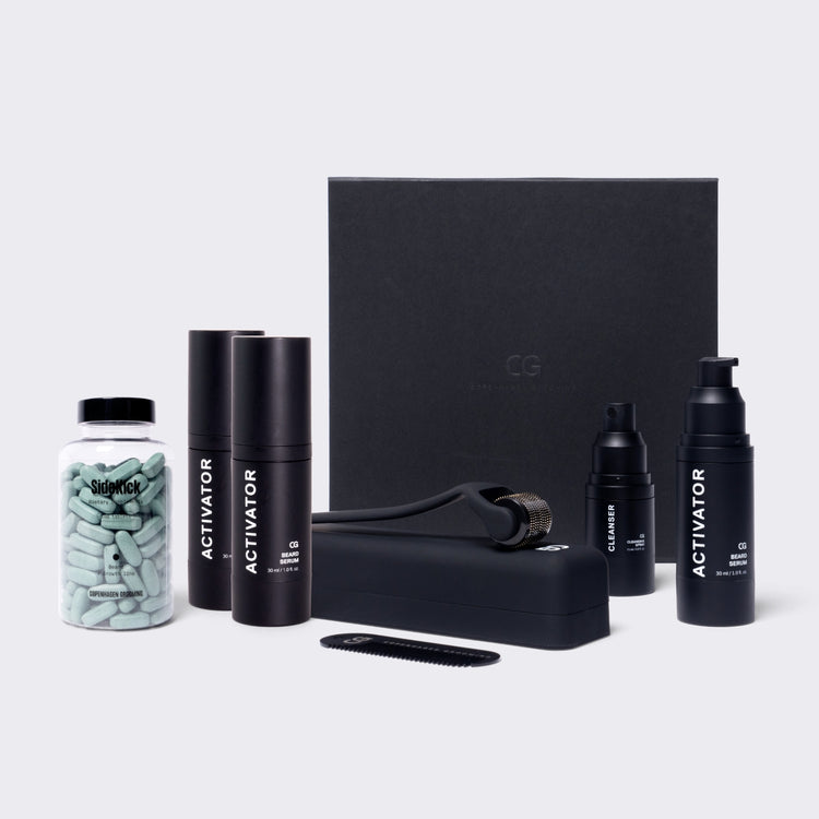 Beard Growth Kit + Sidekick Beard Growth Copenhagen Grooming Markets 150 Days Supply