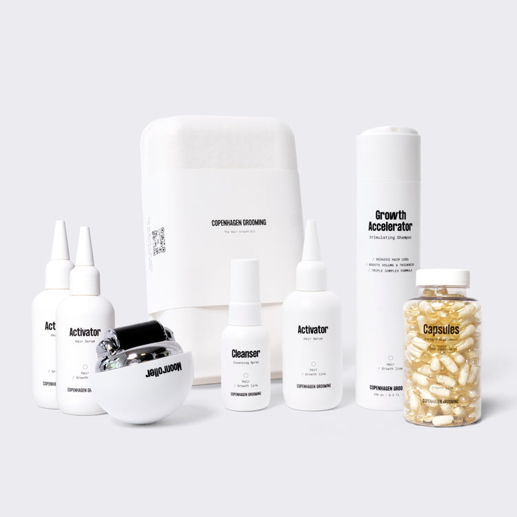 Hair Growth Kit + Growth Accelerator + Hair Capsules