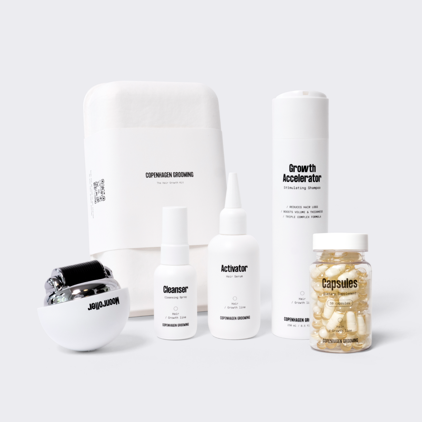 Image of Hair Growth Kit + Growth Accelerator + Hair Capsules