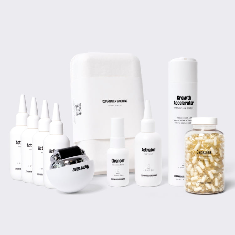 Hair Growth Kit + Growth Accelerator + Hair Capsules